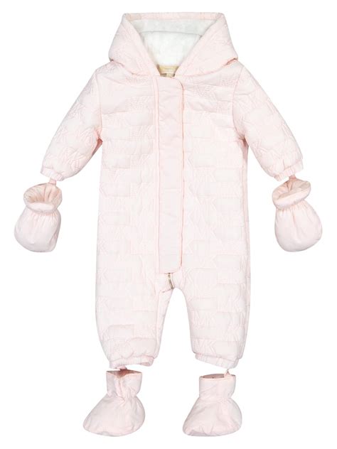 michael kors baby snowsuit pink|Michael Kors for kids.